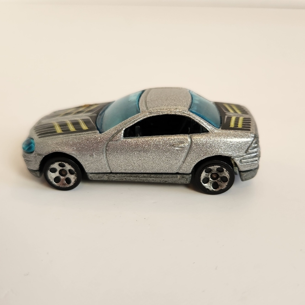 Hot Wheels Mercedes-Benz SLK HW 1997 Series Silver Loose Vintage